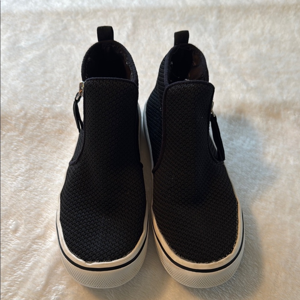 Steve Madden Black Slip-On Shoes